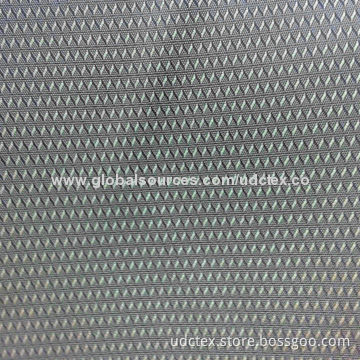 Polyester dobby fabric, 68x75D, black yarn, customized specifications are accepted